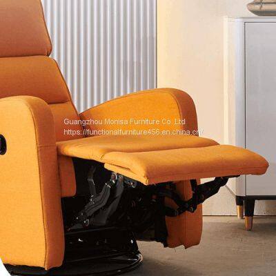 New Single-Seat Manual Function Sofa Modern Minimalist Electric Can Shake Lunch Break Function Flannel Sofa Recliner photo-2