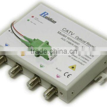 Four Ways catv ftth agc optical receiver/agc receiver