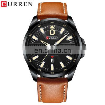 CURREN Leather Strap Waterproof Men's Watch Business Men's Watch