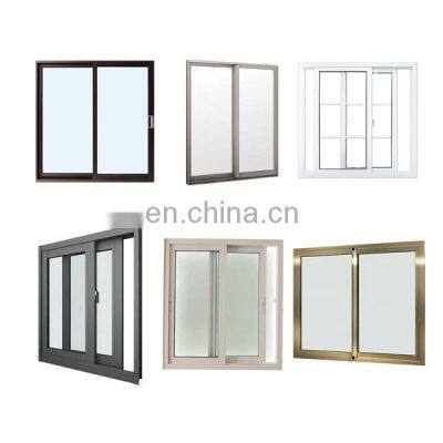 Modern Design aluminum framed double glazed sliding window