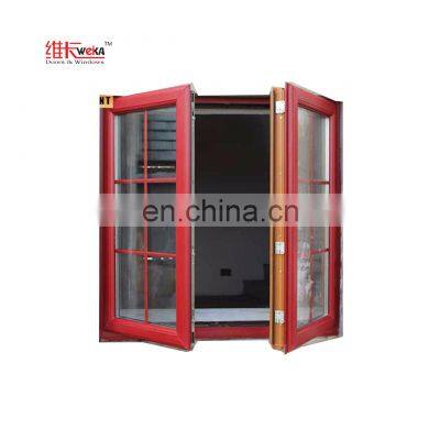 Aluminum Casement Window And Doors With Double Glass Sliding Casement Windows