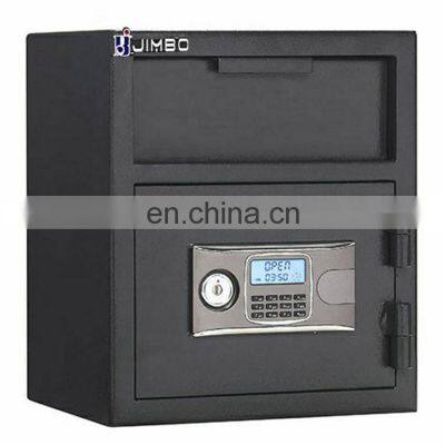 Jimbo metal money front load deposit slot vault cash drop depository safe with digital combination lock