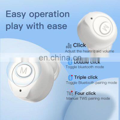 New Arrival Hearing Aid Digital Wireless Blue-tooth Rechargeable Hearing Aids Rechargeable Binaural For Old Man photo-4