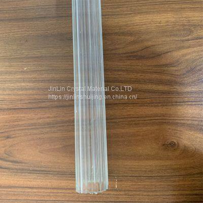 Jinlin Crystal High Borosilicate Glass Stripe Square Tube Customized Can be Invoiced photo-3