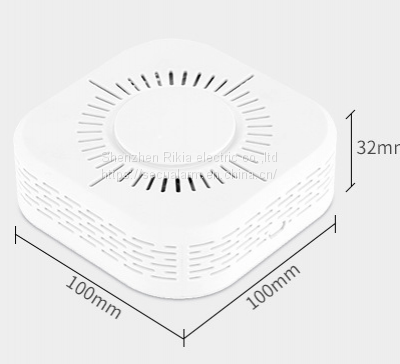 Smart Graffiti WiFi Smoke Alarm Wireless Smoke Detector Home Hotel Remote Fire(wechat:13510231336) photo-2