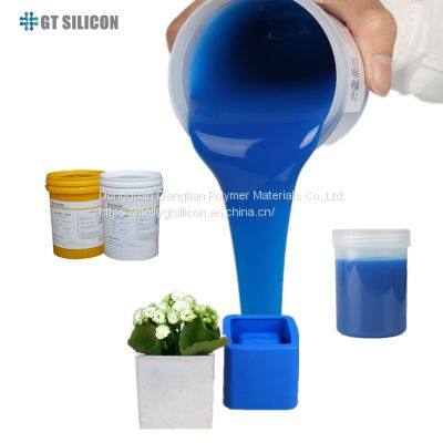 RTV2 Flower Pot Concrete Mold Making Liquid Silicone Rubber photo-4