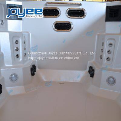 JOYEE Endless Pool Spa Swimming Pool Hydro Whirlpool 2 Person BalBoa System Massage Spa Hot Tub photo-4