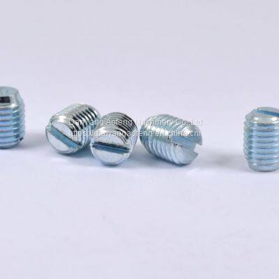 Custom Steel Slotted Set Screws Supporting Mechanical Terminal Wire Lugs