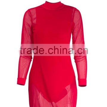 ladie casual dress long sleeves fashion dress prom dress