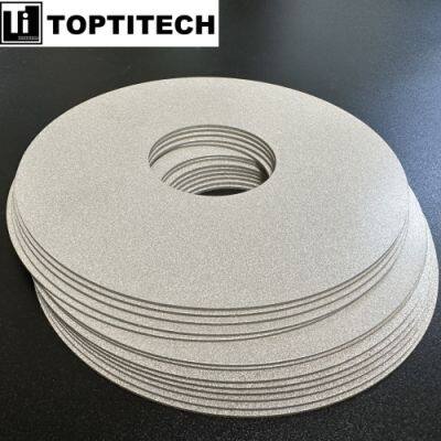 Gr1 Titanium Filter Plate With 0.5mm Thickness and 20 Micron Accuracy
