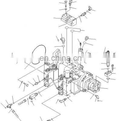 708-2L-00680 708-2L-00681 Excavator Main Pump PC1250-8 Hydraulic Pump