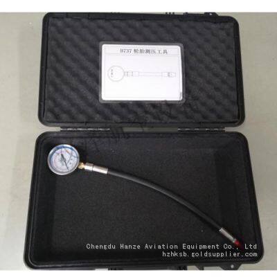 Aircraft tire pressure measurement tool