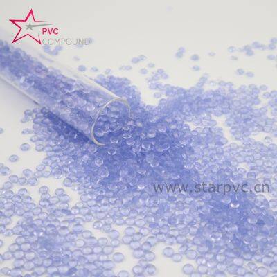 Crystal PVC Compound Granules Espirales de plástico-PVC primo