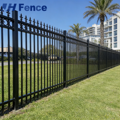 Clôture en acier moderne anti-rustine | Combine un look élégant avec une protection supérieure par galvanisation à chaud