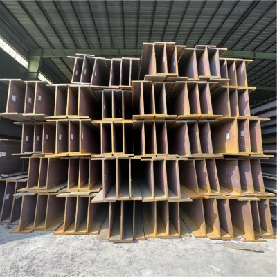 Australian Standard Q235B Hot Rolled Welded Cut H Posts Fence Retaining Wall Construction H and I Beam Steel photo-3