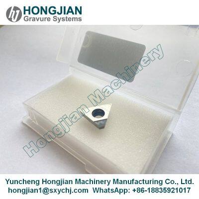 Diamond Cutter for Daetwyler CFM Gravure Cylinder Finishing Machine T-CUT Acigraf Super Perfast