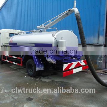 2014 China biggest factory supply Dongfeng 4x2 fecal suction truck