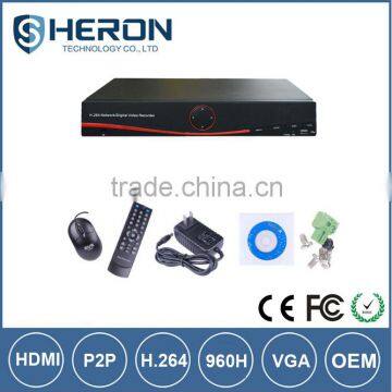 4 Channel/8 Channel CCTV AHD DVR AHD-H Hybrid DVR/1080P NVR 3 in1 Video Recorder