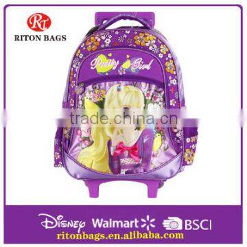 Best Selling The Pretty Girl Cheap Small Trolley Bag With LED Lights