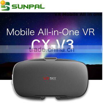 2016 Latest Virtual Reality Headset Support Small Order vr Box 2.0 With Bluetooth All in One vr Box 3D Glasses CX-V3