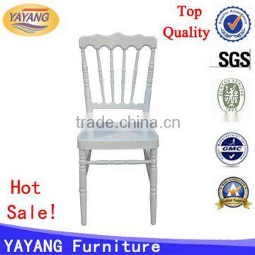 Modern tiffany party stackable aluminum banquet chair napoleon, cheap event chairs