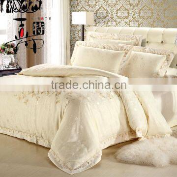 4 Pcs Luxury Hadmade Embroider Jacquard Tencel Bedding Set Bed Sheet Quality Choice photo-2
