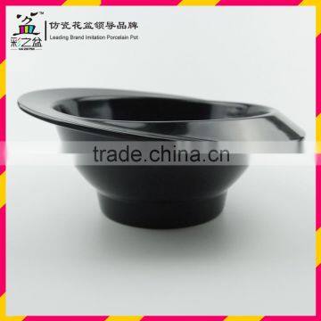 Wholesale Artificial Plant Pot Beautiful Hat Shape Melamine Flower Pot MX1312 photo-6