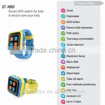 wrist watch gps tracking device for kids QT-KB01