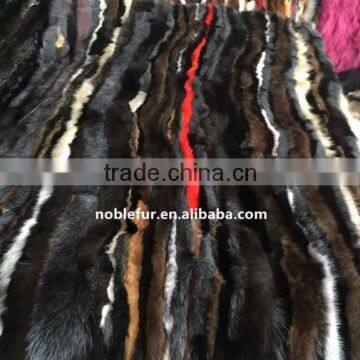 Mattresses stitching mink fur winter clothes leather clothing fabric blankets