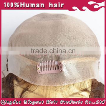 Best seller top grade full thin skin cap human hair lace wigs