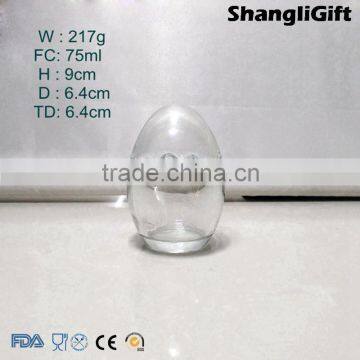 75ml Bake Use Glass Bottle Eggshell Pudding Jar photo-3