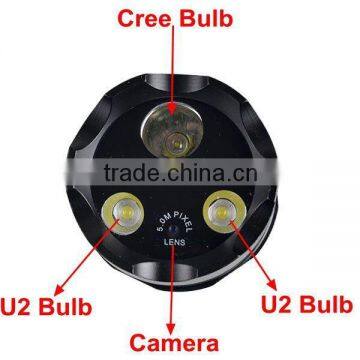 High Quality Video Camera Function 3 LED Flashlight Camera photo-4