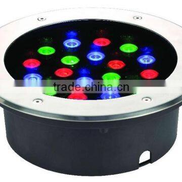2016 New affordable uniformly illuminated colorful LED underground lights stainless steel waterproof,Color fountain light