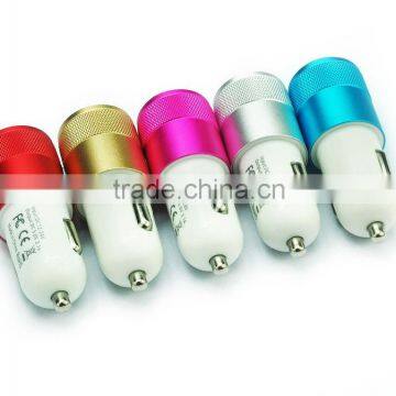 2 ports usb car charger 5v 2.1a dual usb car charger