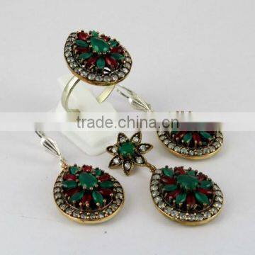 Wholesale Indian Jewellery Deal !! Green Onyx, Red Onyx, White CZ 925 Silver Gemstone fine Jewellery Supplier