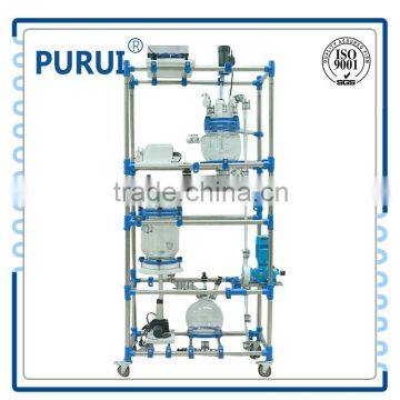 for chemical lab 200L explosion proof glass reactor