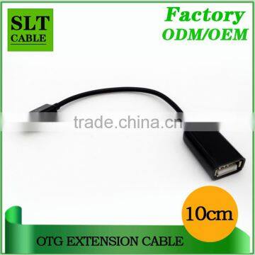 SLT USB 2.0 A Female to Micro B Male Converter OTG Host Extension Adapter Cable