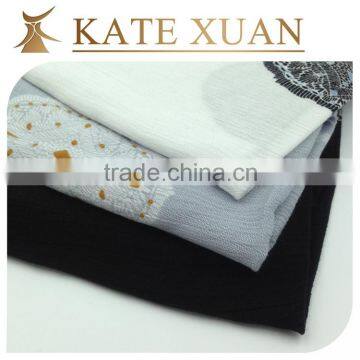 Plain Weave Reactive Dyeing 100% Viscose Rayon Crepe Fabric photo-4