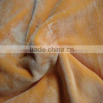 polyester with good spandex tricot one side brush super soft hand wholesale spandex fabric