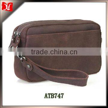 100% genuine leather clutch bags for men china wholesale men clutch bag