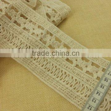 6.5cm Elastic Cotton Lace for Ladies Skirt --- H1659 photo-2