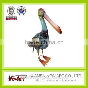 Duck Garden Ornament Metal Outdoor Animal Pool Patio