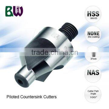 HSS Piloted Countersink Drill Bit For Diameter Pneumatic Tool