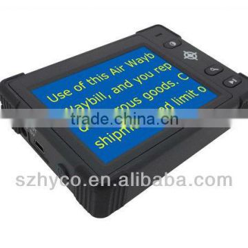 3.5'' display portable electronic reading aid