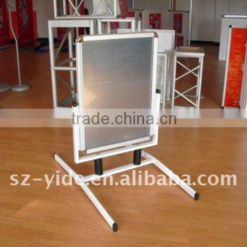 outdoor double side a board stand with Iron feet