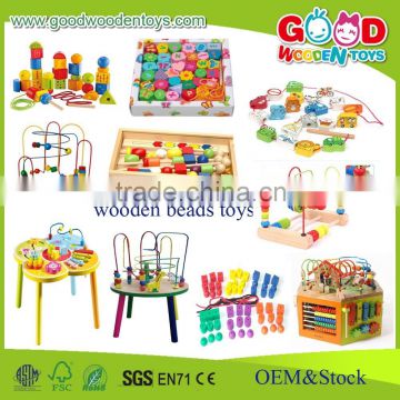 Early Learning Toys Colorful Educational Wood Beads Wholesale Toy from China                        
                                                Quality Choice