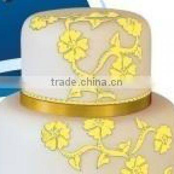Blue Bead (Yellow) Sugar Paste & Fondant For Pastry Decoration