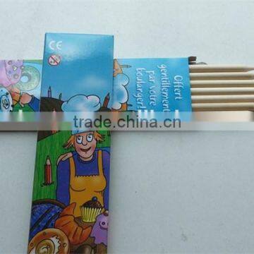 wood color pencil set