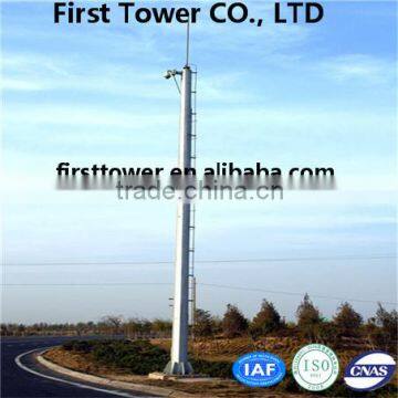 single pole tube communication tower