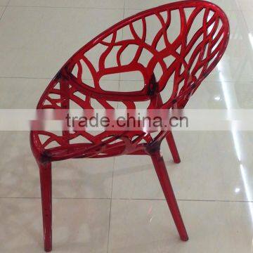 Unique Design Outdoor Furniture Leisure Style Polycarbonate PLASTIC GARDEN CHAIR photo-5